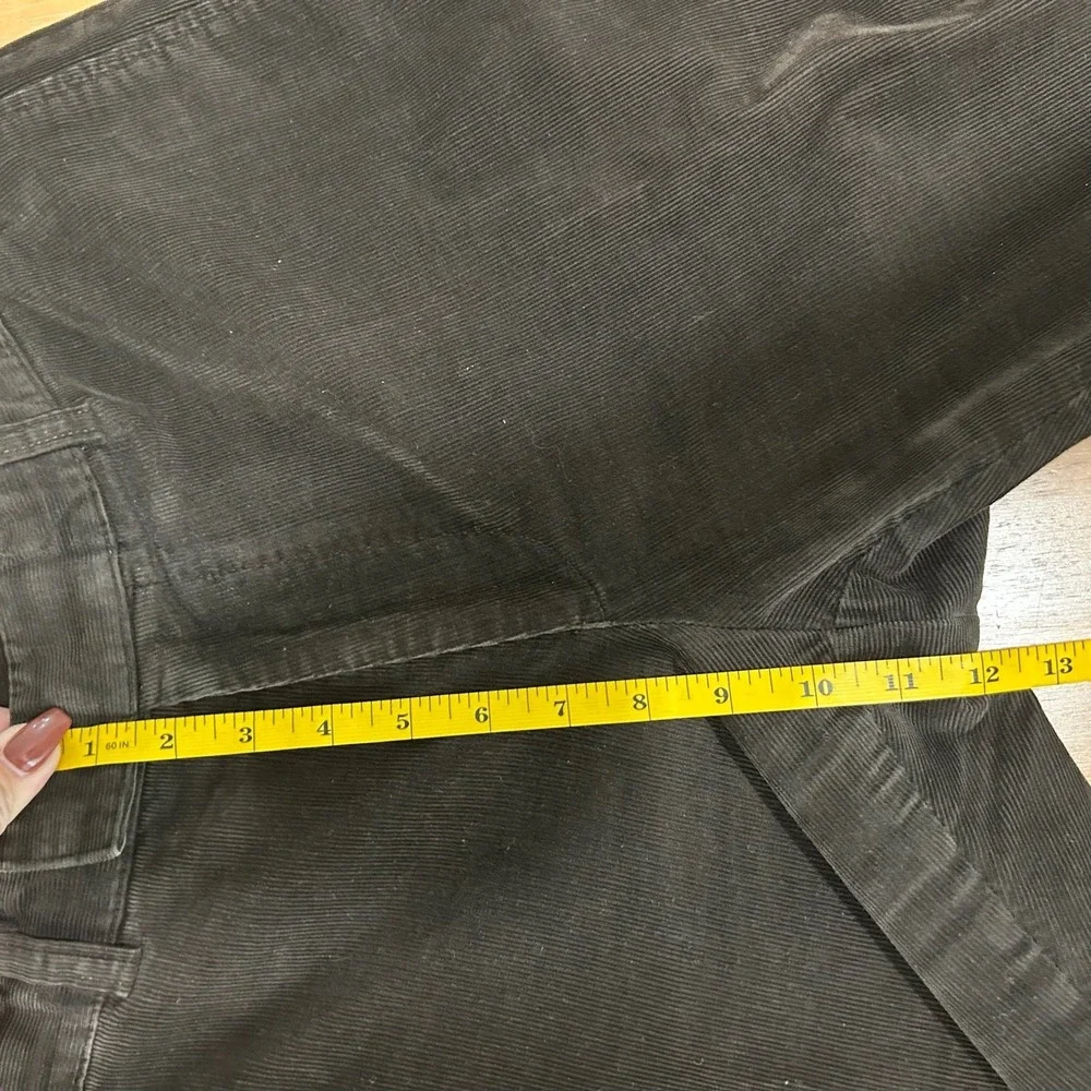 HUGO BOSS Mens Brown Corduroy Straight Leg Dress Pants Size 34x32 Classic Soft‎